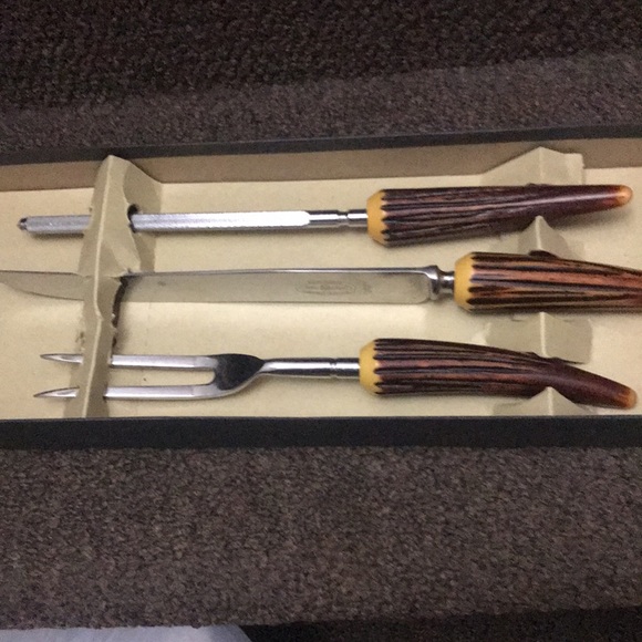 Vintage 3-piece Carving Set - Picture 2 of 3